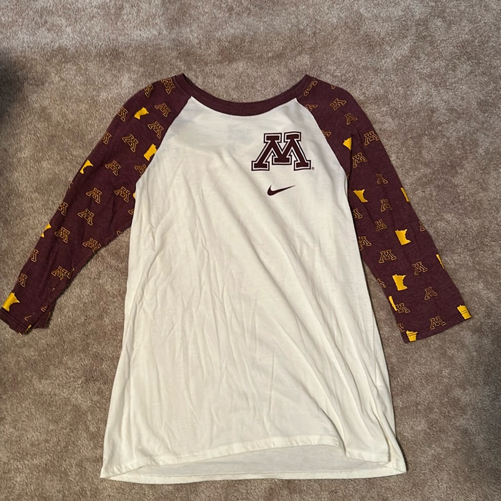 Mn Golden Gopher Nike shirt size L